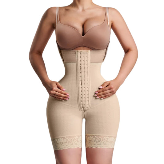 Underwear Double High Compression Hourglass Girdle  Waist Trainer Butt Lifter Post-operative Shorts Fajas Colombianas