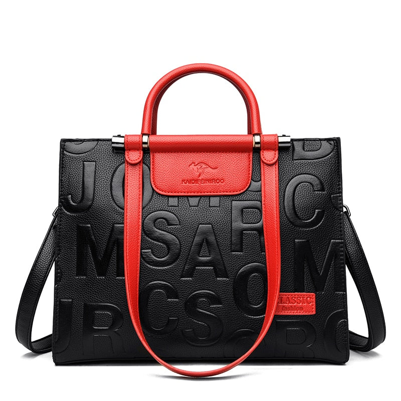 Large Capacity Retro  New Ladies Bag Leather Woman Handbag
