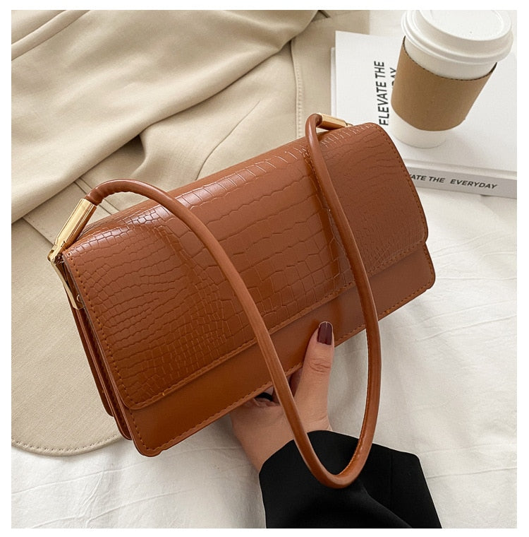 Animal Prints New Bags for Women 2023 New Luxury Handbags Designer Shoulder Bag Fashion PU Leather Female Underarm Bag