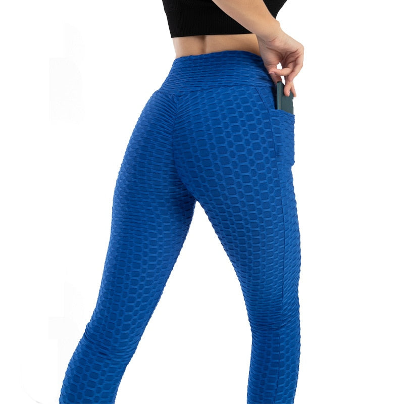 New Anti-Cellulite Pocket Leggings Women Workout High Waist Push Up Legging Running Fitness Gym Jeggings Pants Women Clothing