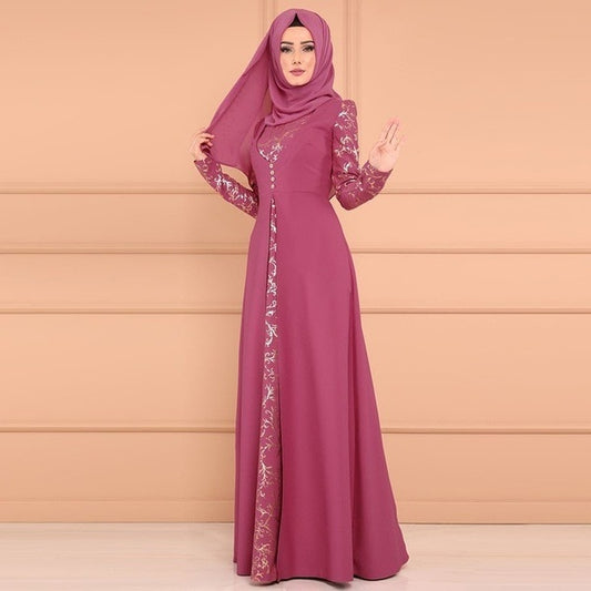 Arab Morocco Muslim Dress Abayas Women Ramadan Print Abaya Dubai Turkey Islam Kaftan Robe Longue Musulmane Vestidos Largos