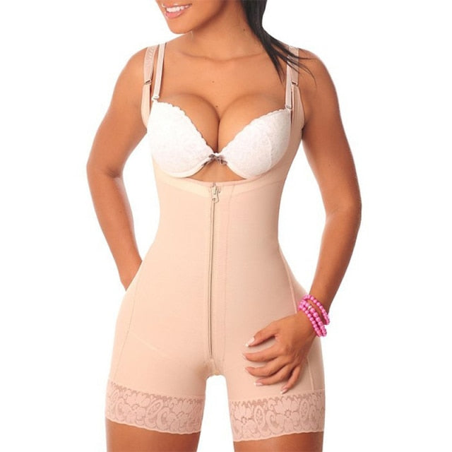 Women's Plus Size Fajas Colombianas Sexy Full Body Shaper Tummy Control